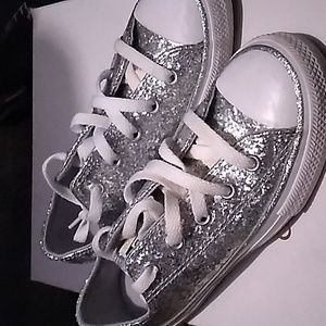girls sparkle converse